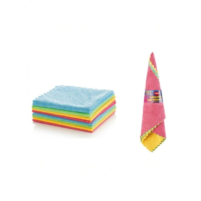 4lü Çok Amaçlı Mikrofiber Temizlik Bezi Seti | 33x33 cm