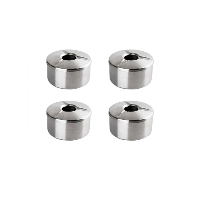 4lü derin metal küllük seti, dayanıklı ve kullanışlı