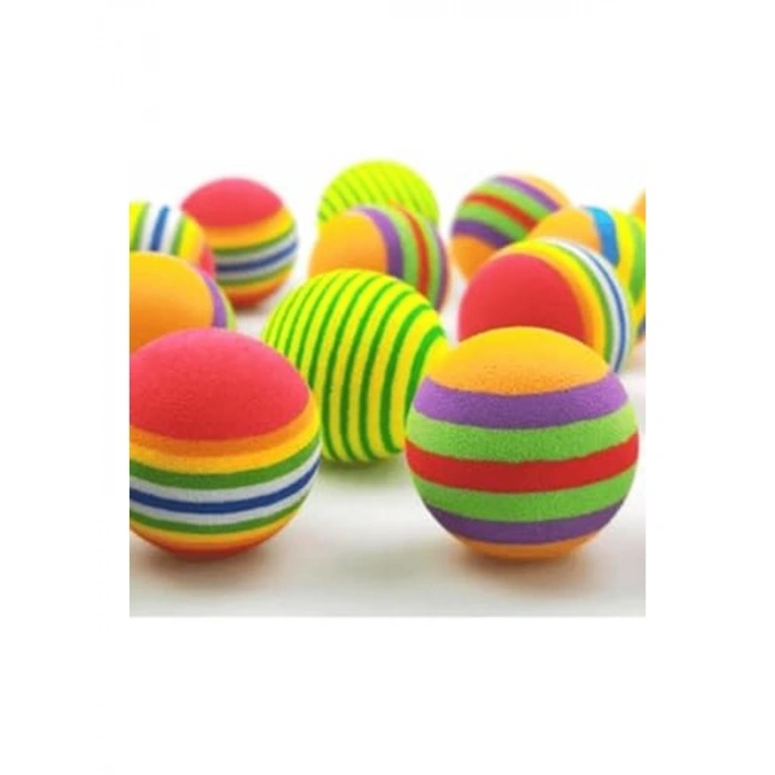 4lü evcil hayvan sünger oyun topu, eğlenceli aktiviteler için