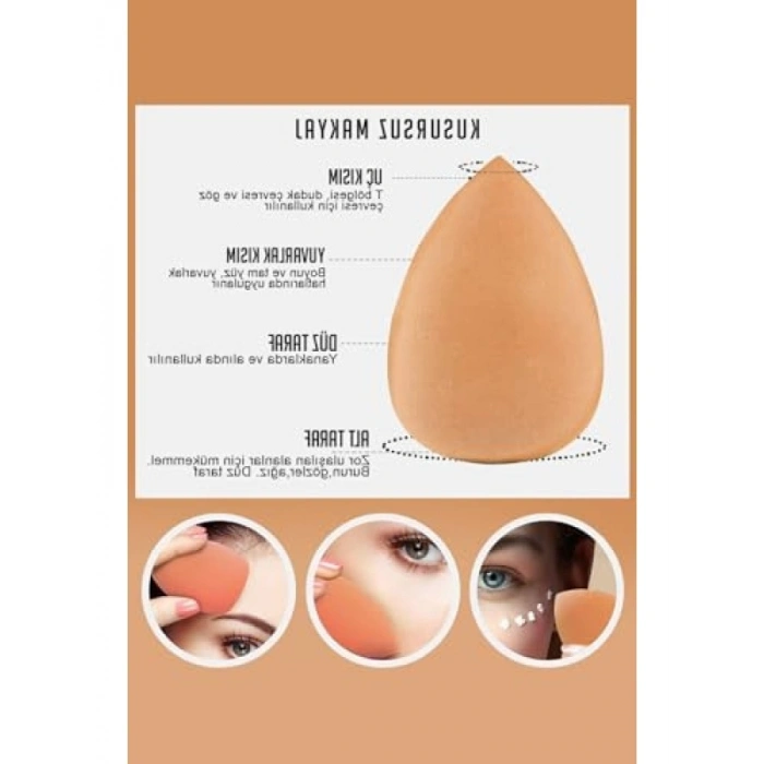 4lü Makyaj Süngeri Seti