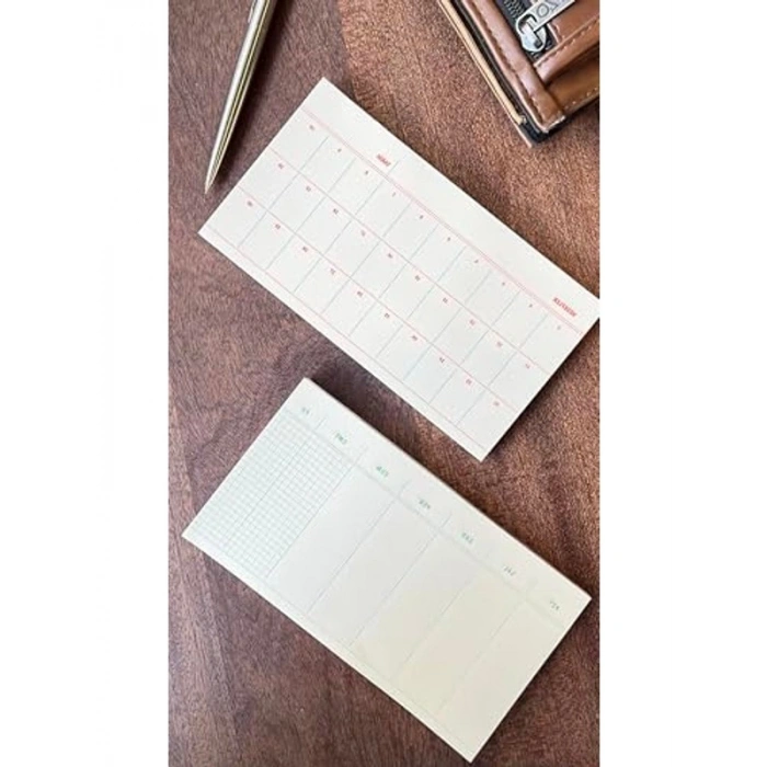 4lü Masaüstü Planlayıcı Seti - Hedefler ve Haftalık Planlama