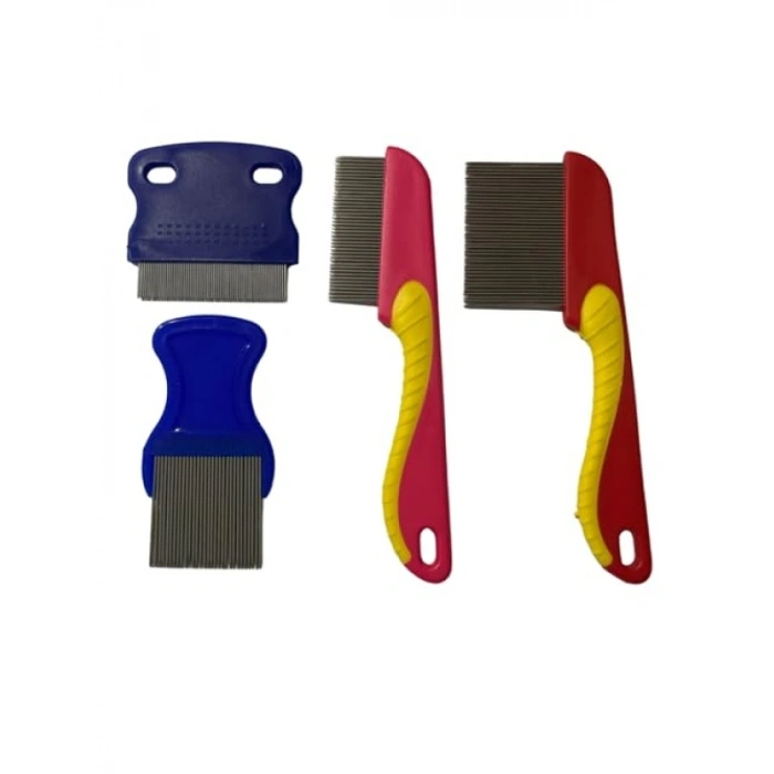 4lü Metal Dişli Bit Tarağı Seti