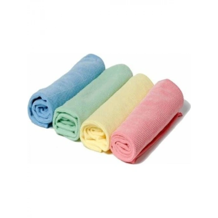 4lü Mikrofiber Temizlik Bezi Seti - Çok Yönlü Kullanım