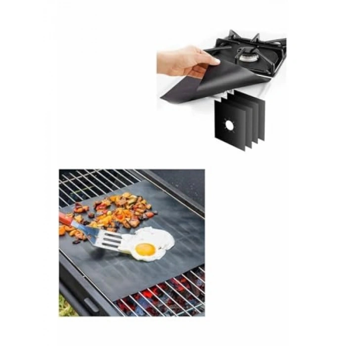 4lü Ocak Koruyucu Kağıt Seti, Temizlik Pedi