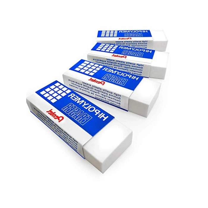 4lü Paket Yüksek Polimer Jumbo Silgi, Beyaz