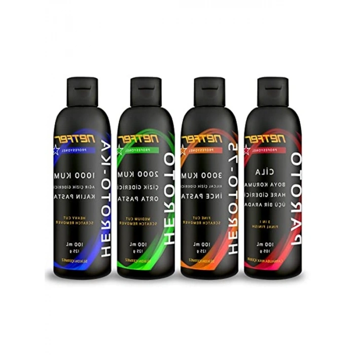 4lü Pasta Cila Seti, 4x100 mL Boyutunda Uygulama Kolaylığı