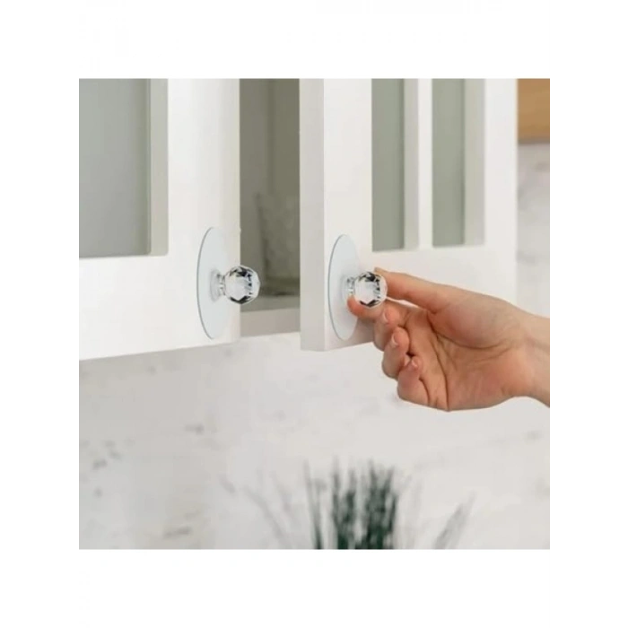 4lü Şeffaf Kulp Seti - Kolay Montaj ve Kullanım