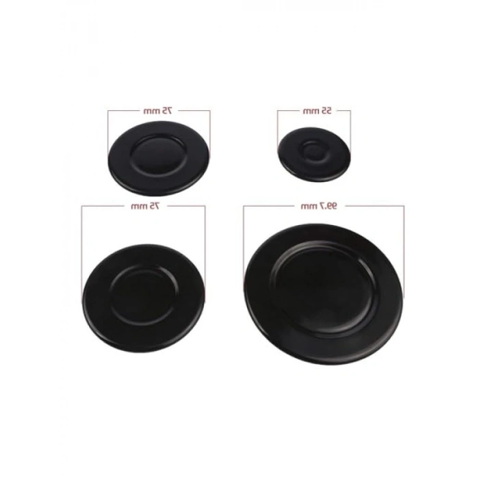 4lü Set Uyumlu Ocak Bek Şapkası, Yüksek Kalite Malzeme