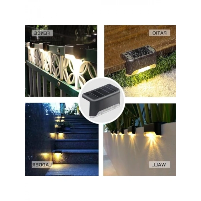 4lü Solar Enerjili Bahçe Lambası