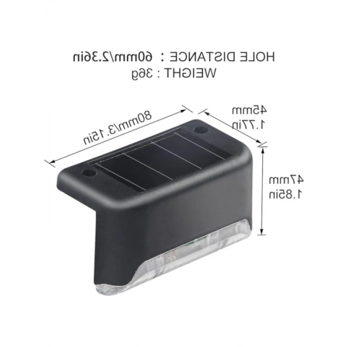 4lü Solar Enerjili Bahçe Lambası