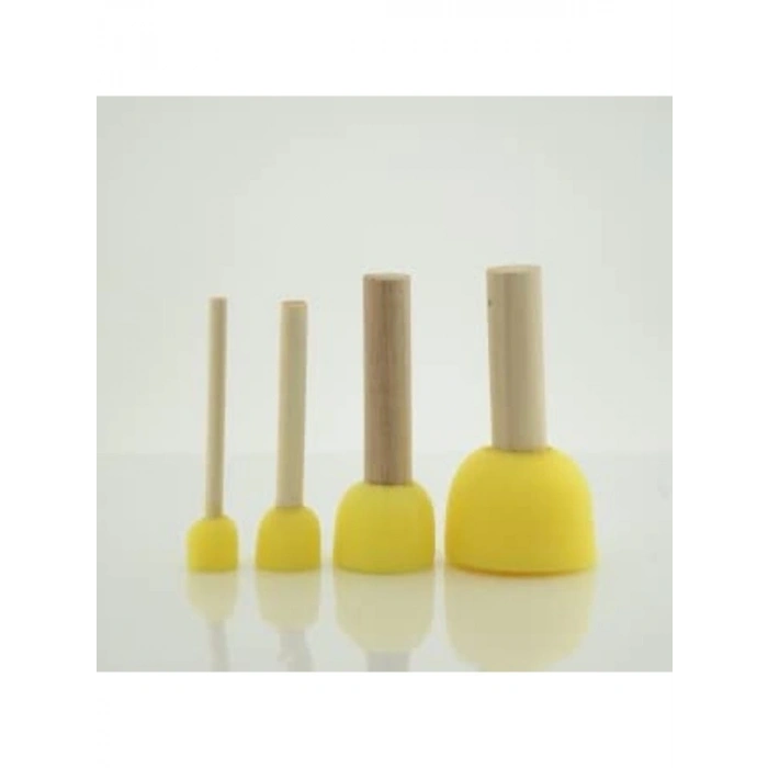 4lü Sünger Fırça Seti, Farklı Boyutlar