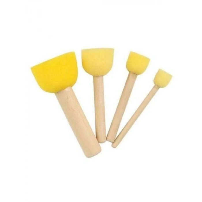 4lü Sünger Tampon Fırça Seti, Makyaj Araçları