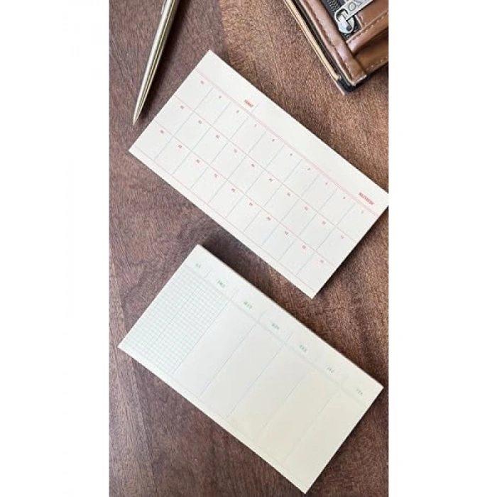 4lü Tarihsiz Planlayıcı Seti, Hedefler ve Notepad