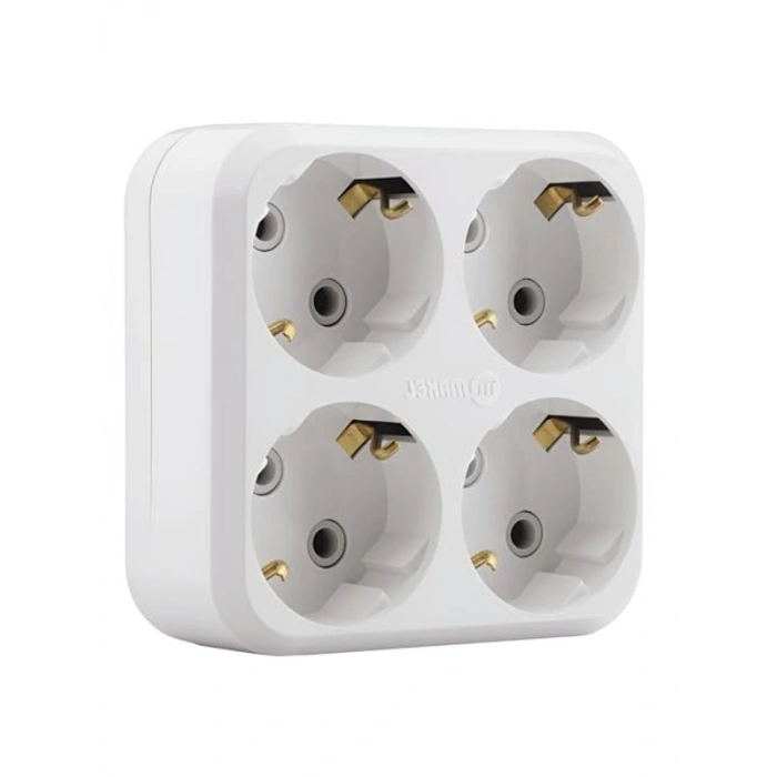 4lü Topraklı Grup Priz Seti, Güvenli Kullanım için Tasarlanmış