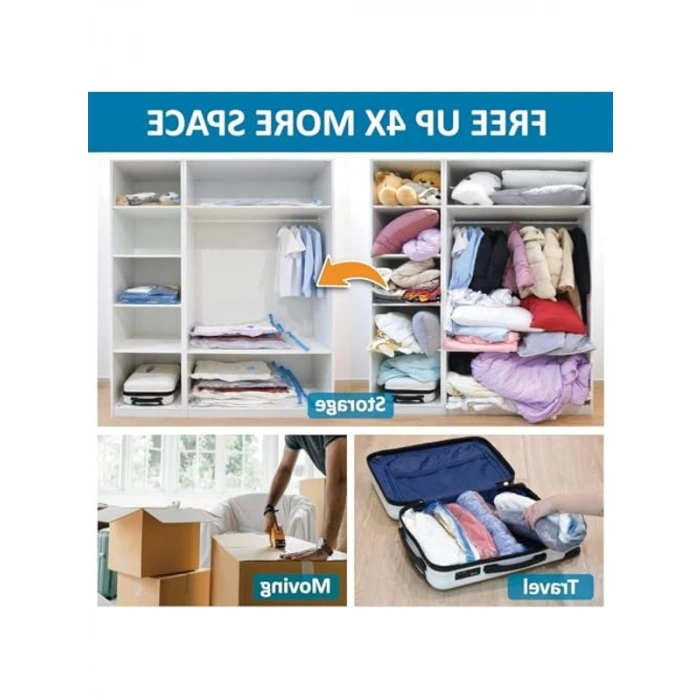 4lü Vakumlu Hurç Seti, Farklı Boyutlarda ve Su Geçirmez
