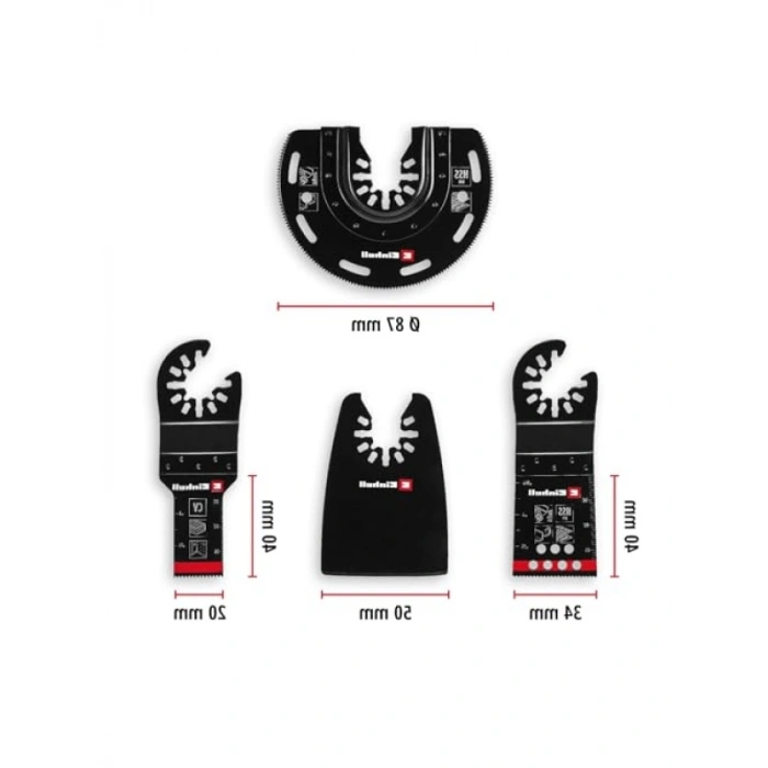 4 Parça Çok Amaçlı Raspalama Seti