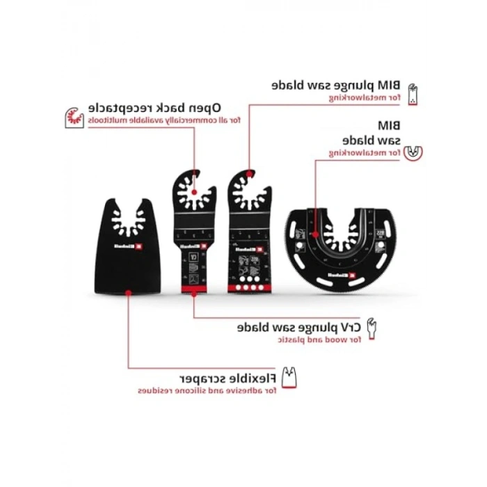 4 Parça Çok Amaçlı Raspalama Seti