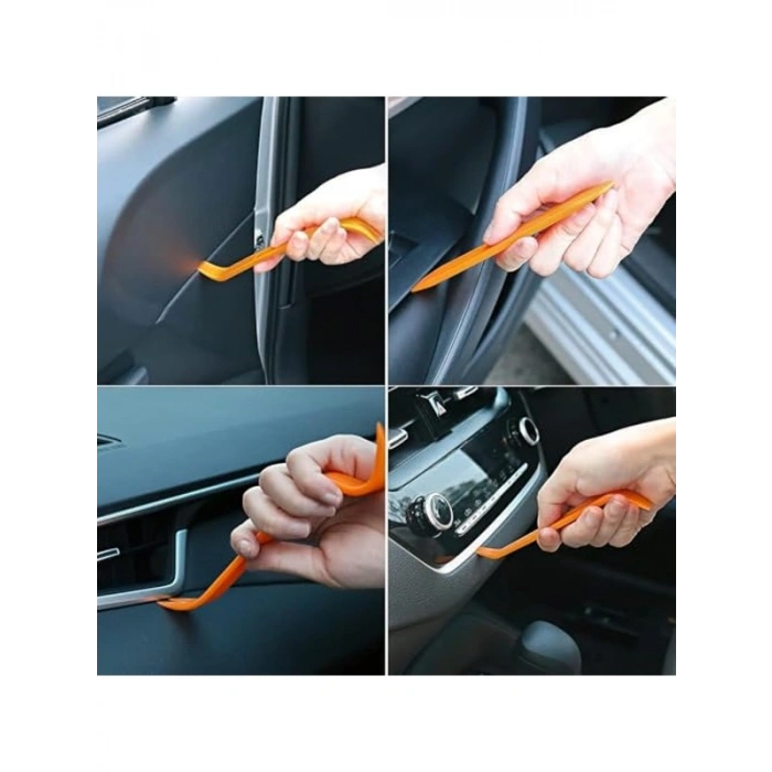4 Parça Oto Trim Sökme Aparatı Seti, Esnek ve Çizmez Tasarıma Sahip
