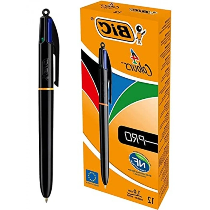 4 Renk Tükenmez Kalem, 1.0 mm Uç Kalınlığı ile Çeşitli Kullanım
