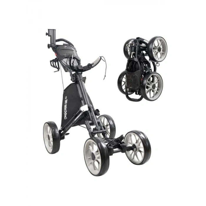 4 Tekerlekli Golf İtme Arabası - Katlanabilir ve Hafif