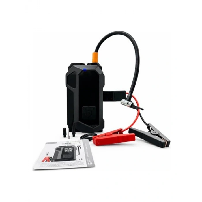 4ü 1 Arada Jump Starter ve Hava Kompresörü - 150 PSI Güç