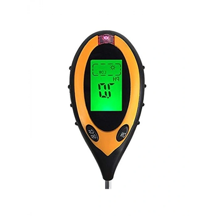 4ü 1 Arada Toprak Ölçer, LCD Ekranlı ve Kullanım Kolaylığı