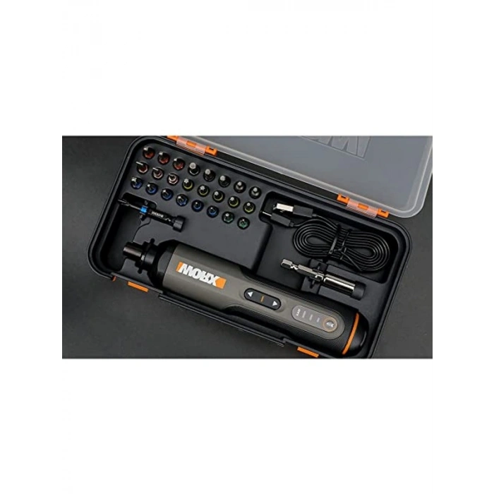 4 Volt Akıllı Tornavida, 26 Adet Uç ile Birlikte, Pratik Kullanım