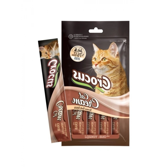4 x 15 Gr Yengeçli Krema Kedi Ödülü, Lezzetli