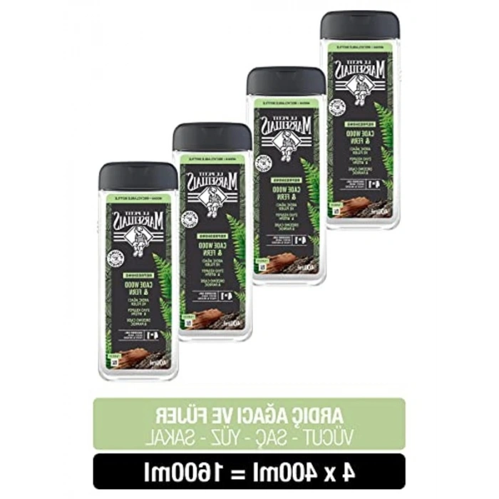 4 x 400 ml Ardıç Ağacı ve Füjer Duş Jeli Seti