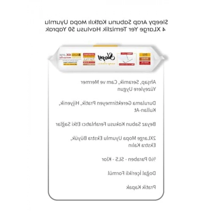 4 XLarge Yer Temizlik Havlusu, 50li Paket