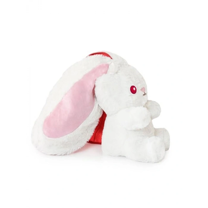 40 cm Nakışlı Peluş Çilek Tavşan, Eğlenceli Paskalya Hediyesi
