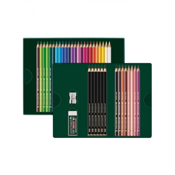 40lı Polychromos ve Pitt Grafit Kalem Seti
