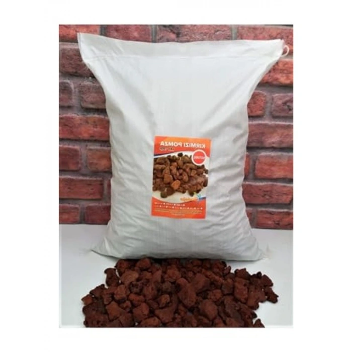 40 litre pomza taşı, tarım için ideal kırmızı pomza seçeneği