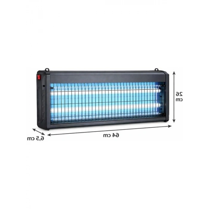 40 m² Etkili UV Lambalı Elektrikli Sinek Öldürücü Cihaz 64x26 cm