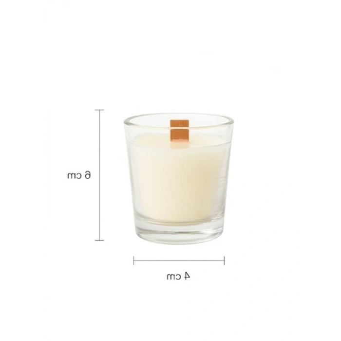 40 ml Paçuli, Vanilya ve Kahve Kokulu Kavanoz Mum