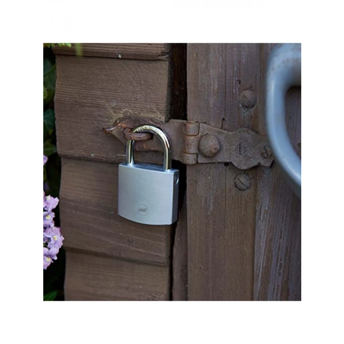 40 mm Krom Kaplamalı Yüksek Koruma Asma Kilit - 3 Anahtar ile