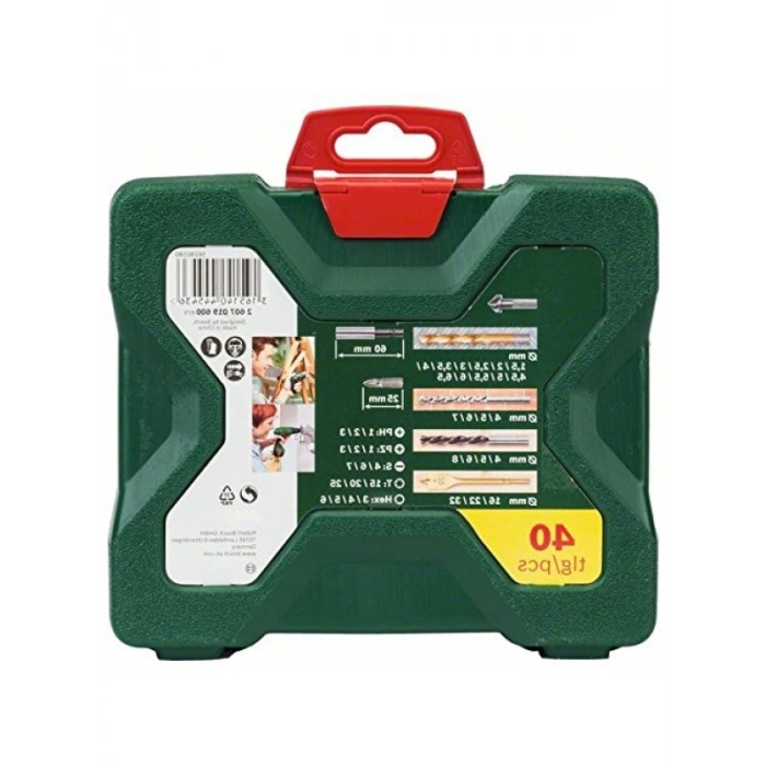 40 Parça Matkap ve Vidalama Aksesuar Seti - Uzun Ömürlü Kullanım