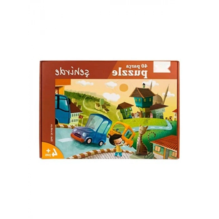40 Parça Şehir Temalı Puzzle Seti