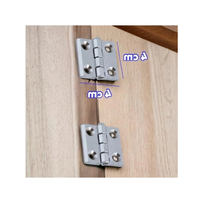 40 x 40 mm Alüminyum Menteşe Seti (2 Adet)