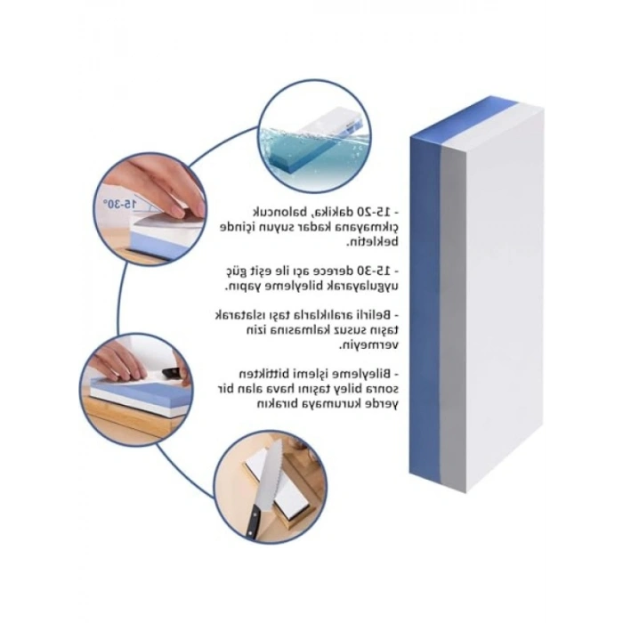 400# 1000# Çift Taraflı Profesyonel Bileme Taşı