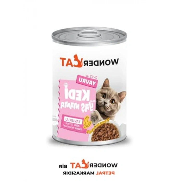 400 Gr Tavuklu Yavru Kedi Konservesi - 12 Adet Paket