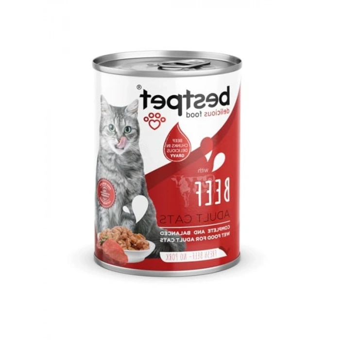 400 Gr x 12 Adet Taze Sığır Parça Etli Yaş Mama