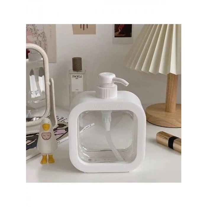 400 ml Dikdörtgen Sabunluk, Tezgah Üstü Kullanım için Pratik