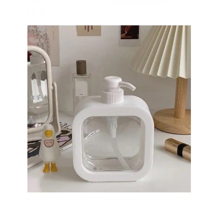 400 ml Kapasiteli Şık Sabunluk - Tezgah Üstü Kullanım
