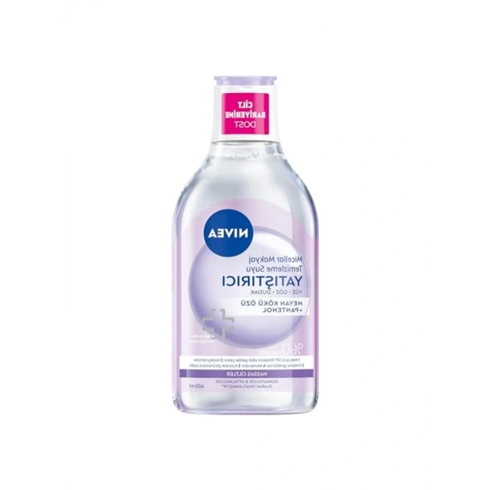 400 ml yatıştırıcı micellar makyaj temizleme suyu, hassas ciltler için