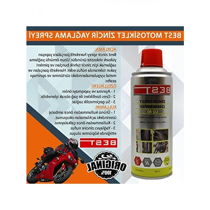 400 ml Zincir Yağı Spreyi, Pratik Uygulama