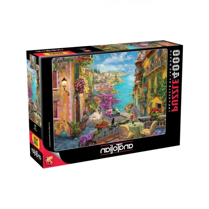 4000 Parça Amalfi Temalı Büyük Puzzle