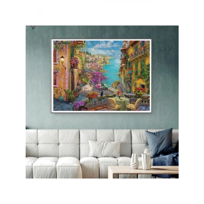 4000 Parça Amalfi Temalı Büyük Puzzle