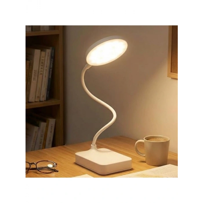 4000K Renkli LED Masa Lambası, 3 Kademe Dokunmatik Parlaklık Ayarı
