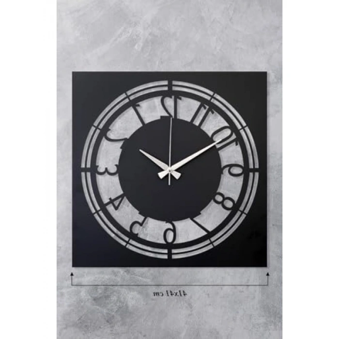 41 Cm Geniş Ekran Sessiz Mekanizma Dekoratif Duvar Saati